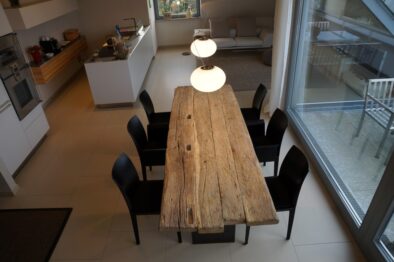 Zwinz Tisch Altholz Eiche massiv gebürstet