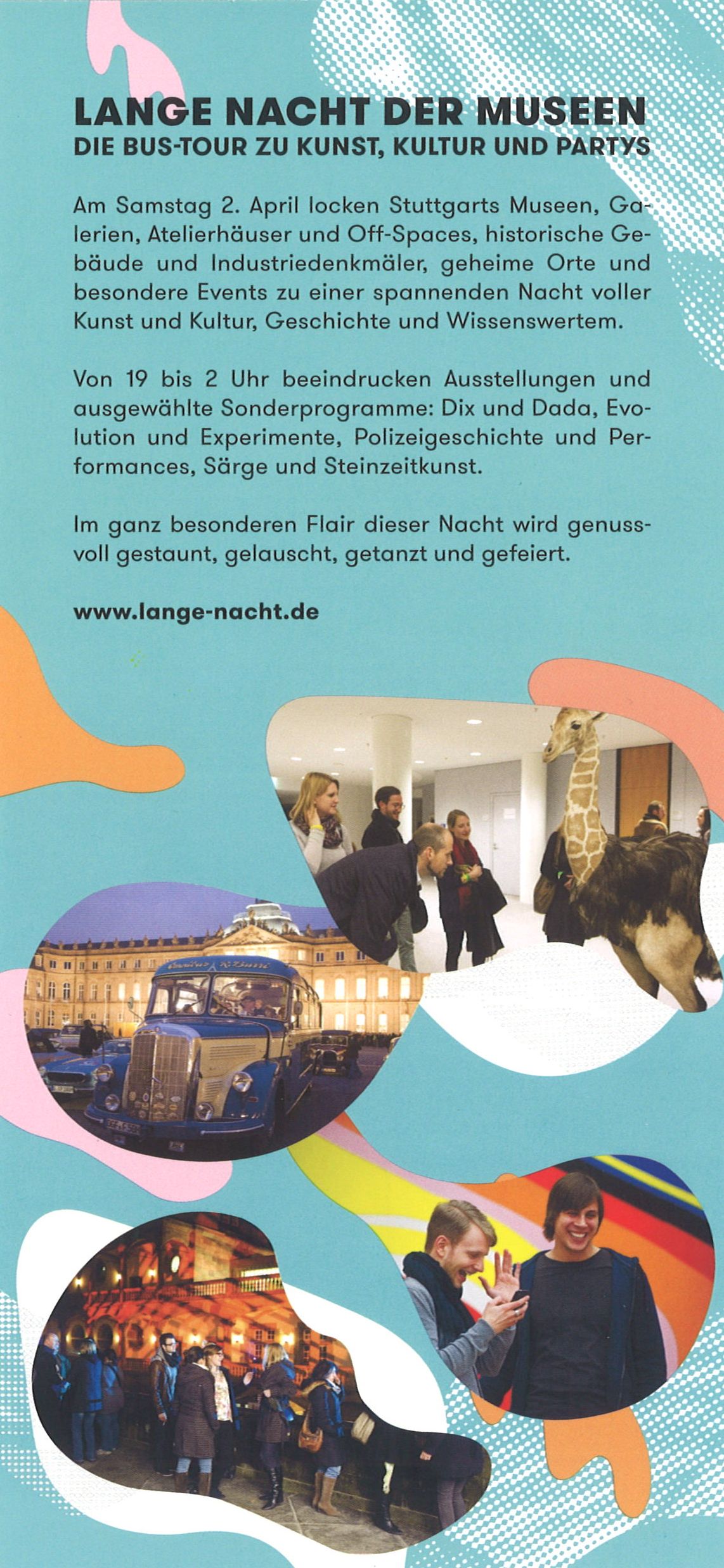 Zwinz Lange Nacht der Museen Flyer hinten