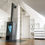 Dachstuhl mit maßgeschneiderten Designer Home-Office