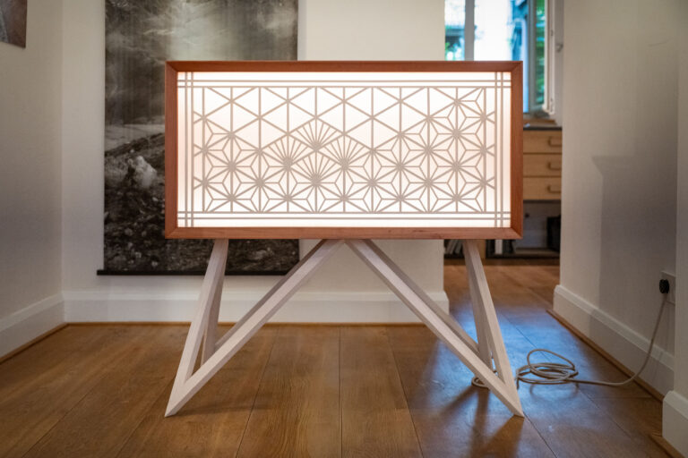 Gesellenstück Kolja Schultheiß Sideboard Kumiko Shoji Designmöbel Stuttgart Schreinerei Zwinz
