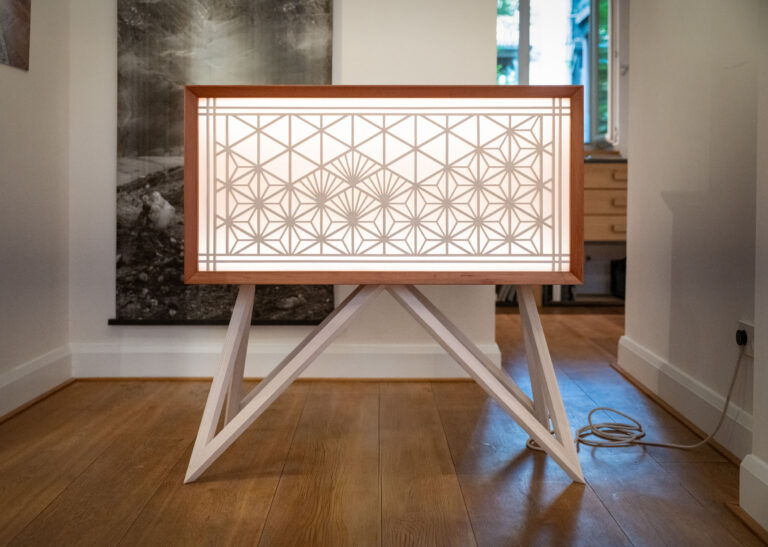 Gesellenstück Kolja Schultheiß Sideboard Kumiko Shoji Designmöbel Stuttgart Schreinerei Zwinz